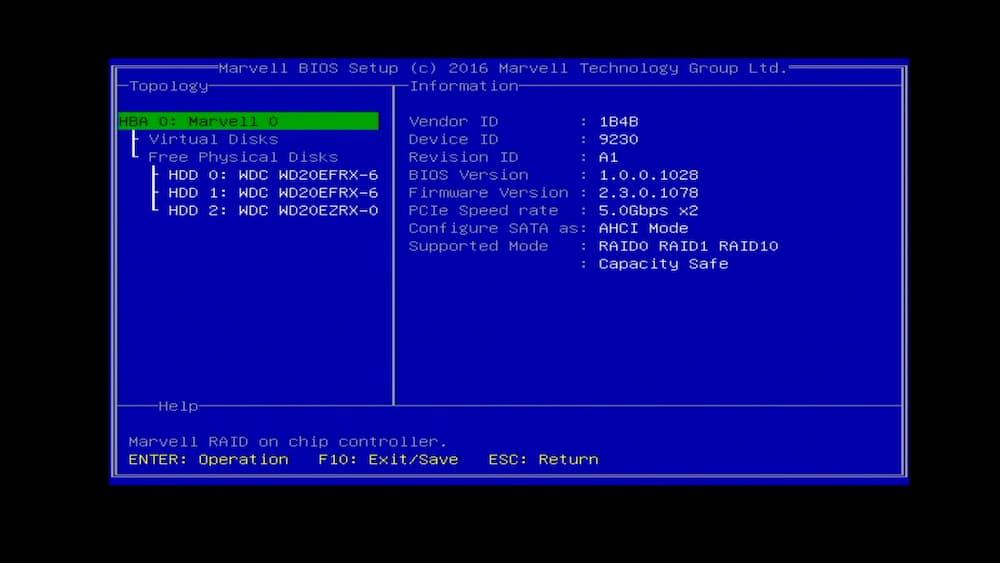 HPE Microserver Gen 10 Marvell BIOS